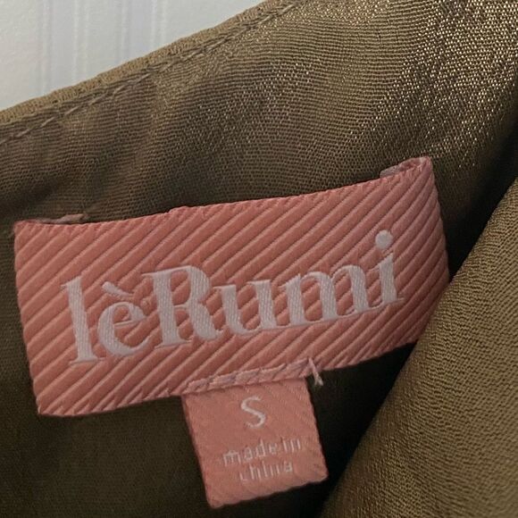 LeRumi Kinsey Slip Dress Green Size S - Picture 9 of 11